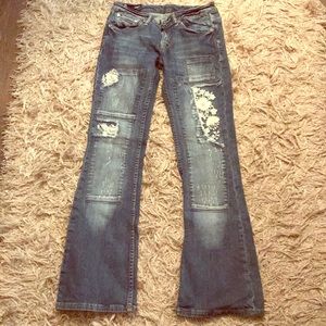 Embroidered jeans
